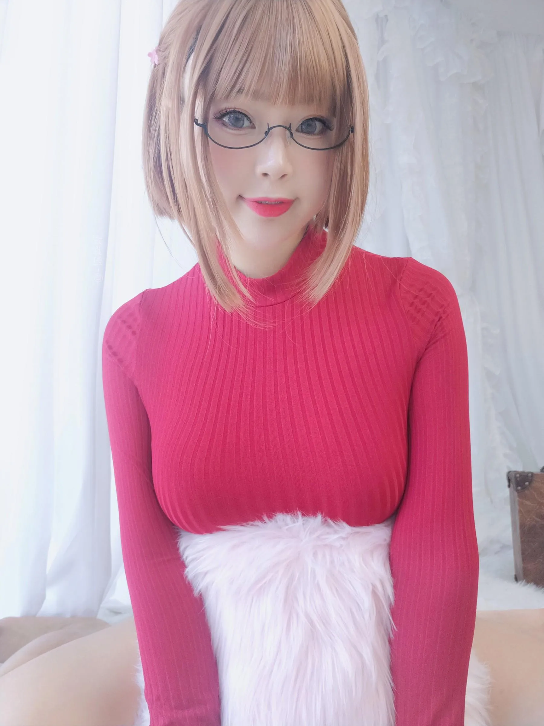 白烨 – NO.18 毛衣套装 [81P]插图5